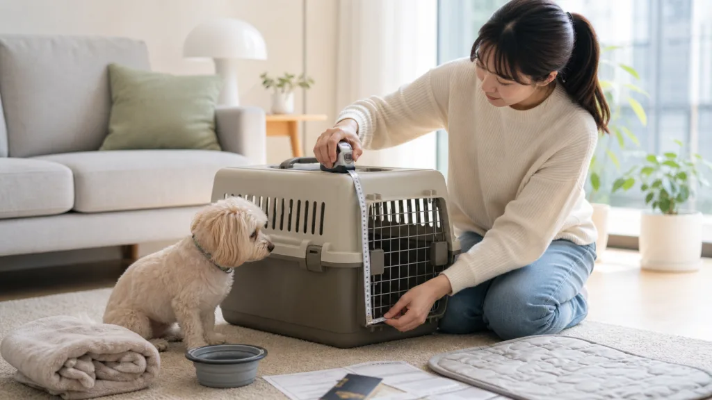 강아지 비행기 탑승 체크리스트, 케이지 규정 기준으로 보는 핵심 포인트