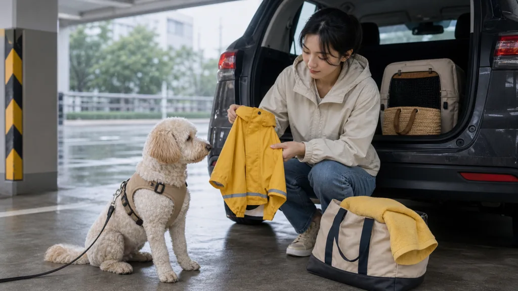 강아지 우비 선택 상황별 가이드: 장마 산책에 맞춘 관리법
