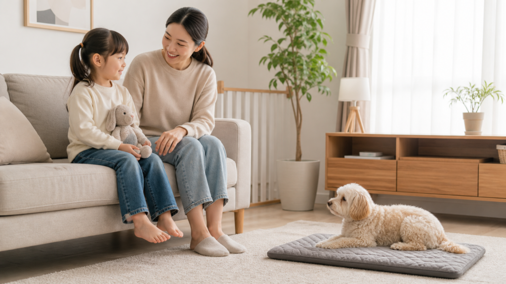 강아지 아이와 함께 키우기 상황별 가이드: 안전 규칙에 맞춘 관리법