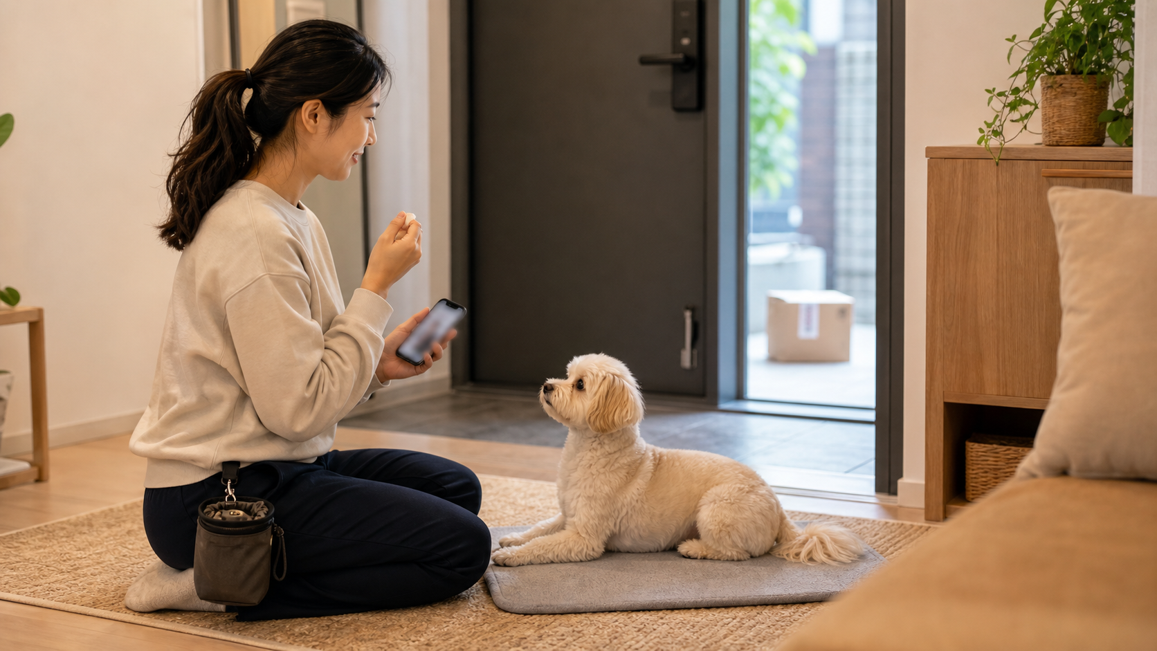 강아지 택배 소리 반응 문제 해결법: 소리 둔감화 상황에서 먼저 볼 것